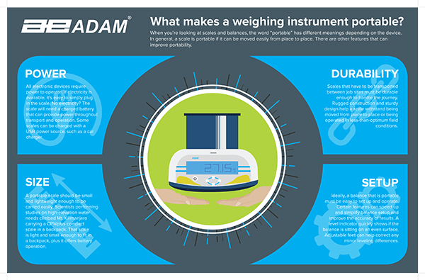 What Makes a Weighing Instrument Portable?